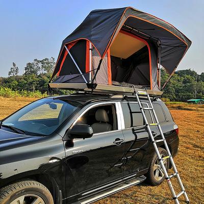 China Outdoor Soft Shell Car Tent Extension Camping Camouflage/Field Play SUV Roof Top Tent With Mosquito Net for sale