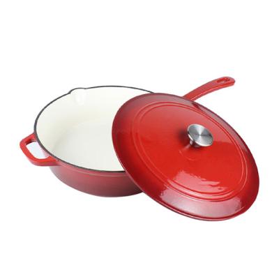 China Durable Molded Multifunctional Non-stick Enamel Casserole Household Soup Pot Stew Pot for sale