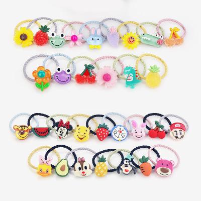 China Cute Hair Tie Hair Accessories Baby Toddler Baby Silky Mixed Hair Bands Elastic Scrunchy Hair Ties for sale