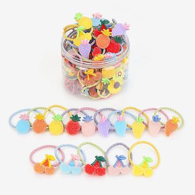 China Cute Children's Color Headband Hair Scrunchies Scrunchies Bear Animal Hair Accessories Elastic Scrunchies for sale