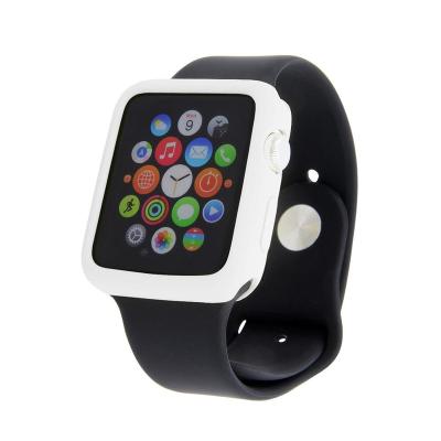 China For Apple Watch Series 3 2 1 Factory Price White TPU Soft Case For Apple Watch 38mm 42mm for sale