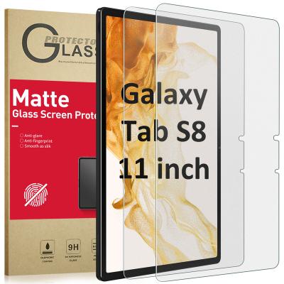 China Anti-Scratch [2 Packs] Matte Tempered Glass Screen Protector for Samsung Galaxy Tab S8/S7 11 inch, Anti-Glare and Fingerprint for SM-X700/X706 for sale