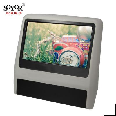 China factory wholesales 9 inch LCD screen 800*480 car headrest monitor with USB 9/10/11 inch SD for sale