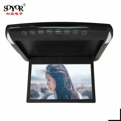 China Buses / Truck Car Monitor LED Digital Screen 10.1 Inch Car Roof Mounted Ceiling Monitor Flip Down Monitor for sale