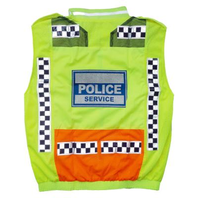 China Police wear reflective protective Police Safety Reflective Vest for sale