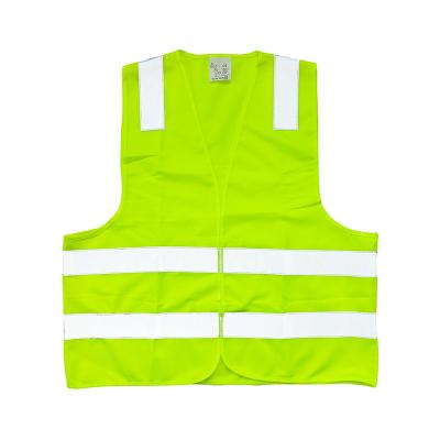 China High Brightness and Reflection up to Standard Customized YELLOW Reflective Class 2 Vis Workwear MESH Vest Safety Jacket Safety Vest Mini Black Bag Green Print hi workmanship for sale