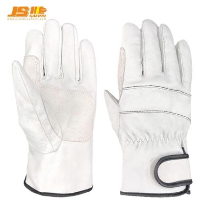 China Anti-smash Leather Gloves Durable High Temperature Wear Resistant Thickened Welder Short Work Insurance Anti-scald Gloves for sale