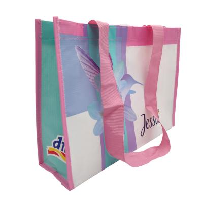 China Reusable Antibacterial, BSCI Factory Free Sample Eco Friendly Reusable Pet Recycling Shopping Bag for sale