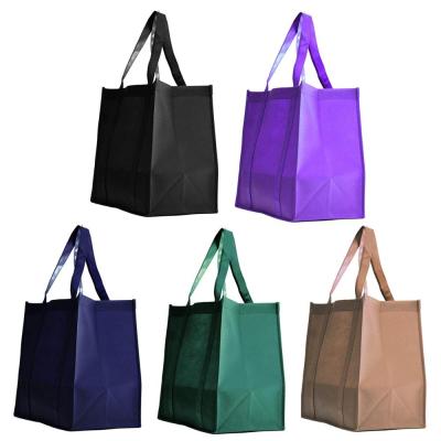 China Amazon Hot Handled Large Factory Price Recycle Non Woven Bags With Handle For Shopping for sale