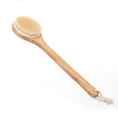 China All 2022 Hot Sale 100 Natural Super Soft Natural Bath Customized Logo Bamboo Body Brush for sale