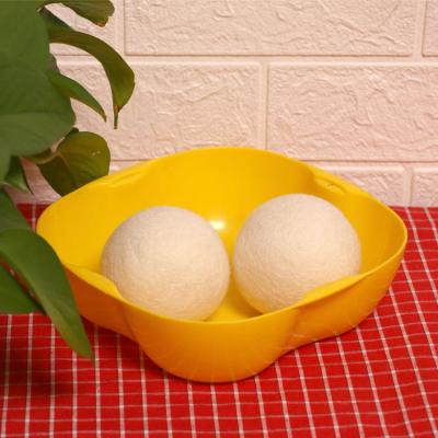 China Hot Sale Factory Cleaning Laundry Washing Nature 100% Organic Wool Felt Balls Eco-friendly for sale