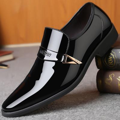 China Other Wholesale Best Selling Leather Shoes Adult Tough Sole Lightweight Black Men Business Leather Shoes Leather Trim Shoes for sale