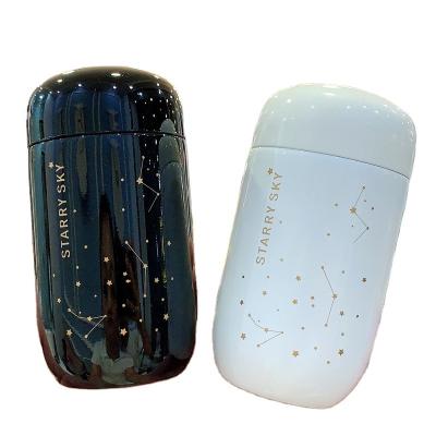 China Starry Sky Modern Small Capacity Starry Mini Creative Personality Cute Stainless Steel Water Thermos Bottle Cups For Gift for sale