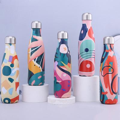 China Sustainable Hot Sale 500ml/350ml Coke Shape Stainless Steel Double Wall Vacuum Insulated Water Bottle for sale