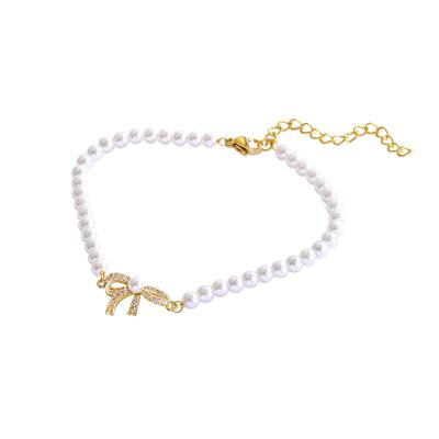 China Fashion romantic high-level female soft temperament pearl personality bracelet arc tidal tidal net red hand ornaments for sale