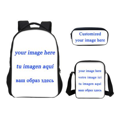 China ODE Top Quality Waterproof Three-PCs Set Newest Design Luminous Luminous Backpack Fashion Colorful Luminous Backpack For Kids for sale