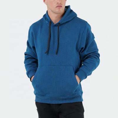 China Anti-wrinkle custom 100% cotton kangaroo pockets sport gym pullover hoodies for men for sale