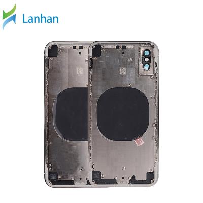 China High Quality Glass Frame Back Middle Chassis Door Cover Battery Case Back Housing Assembly With Back Glass Parts For Iphone X for sale