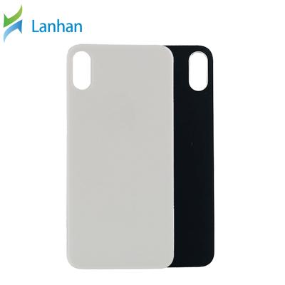 China Original Cell Phone Glass Big Hole Back Panel Glass Replacement For iPhone X Back Cover Glass Housing Accessories for sale