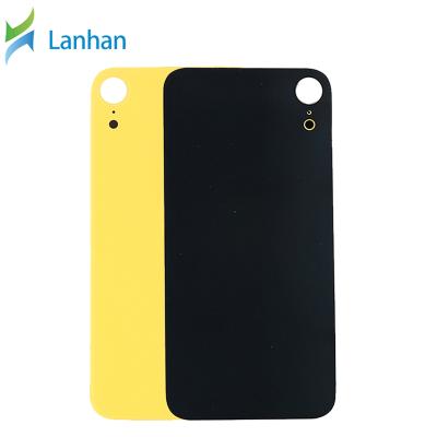 China Big Glass Cell Phone Hole Battery Cover For Iphone Xr Back Glass Replacement Parts for sale