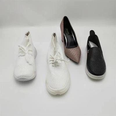 China Fashionable second hand ladies clothes low price fashion white shoes used casual shoes new arrival fashionable women's sports running shoes clearance sale for sale