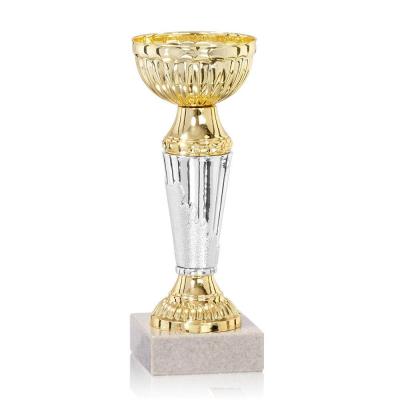 China Wholesale Black Plastic Trophy Cups Europe Base Trophy Awards Plastic Cup for sale