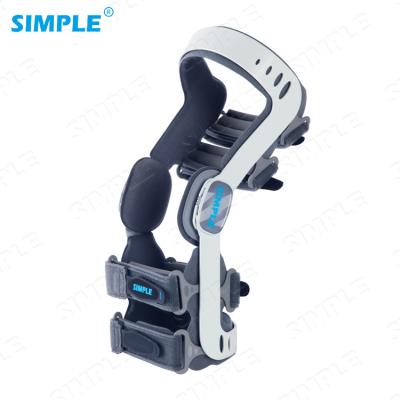 China Double Closure One-Step System PCL Knee Attachment Hinges Solutions SINGLE Straight Knee Brace for sale