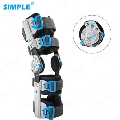 China New ACL Knee Brace Pcl Leg Adjustable ROM Knee Brace SINGLE Postoperative Brace K1 Injury Wider for sale