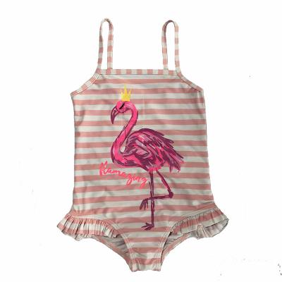 China 2021 Breathable Customize UPF 50+ Quick Dry One Piece Kids Girl Swimwear for sale