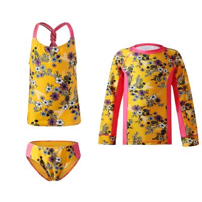 China Breathable Customize 3 Piece Kids Girl Kid Beachwear for sale