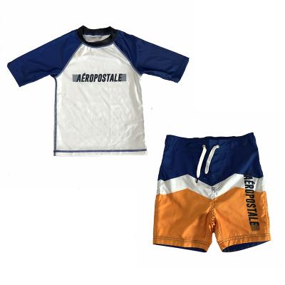 China 3 Pieces Customize Boys 2-Pieces Kids Short Summer Beach Clothes for sale