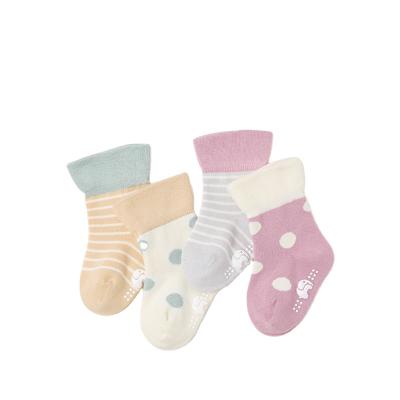 China Wholesale Spring Summer Glue Dot Cotton Baby Socks Thin Non-slip Baby Socks QUICK DRY Children's Socks for sale