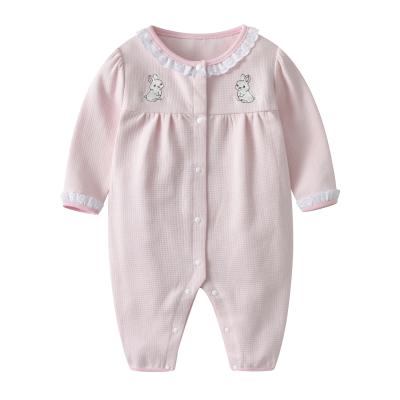 China High Quality 100% Cotton OEM Service Soft 100% Cotton Single Baby Bodysuit for sale