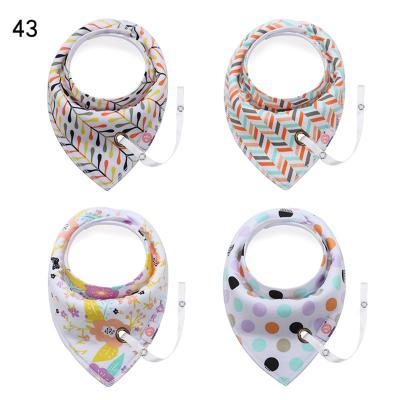 China 2021 Soft Water Proof Muslin Bib Hypoallergenic Bandana Super Absorbent Cotton Antibacterial Dental Baby Bibs for sale