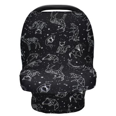 China Baby Carseat Canopy Canopy Baby Care Cover Seat Cover Antibacterial Cute High Quality Printing Cover for sale