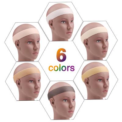 China Wholesale Silky Straight Wave Six Colors Relieve Elastic Non Slip Sweatproof Seamless Wig Band Grip Band,Silicone Wig Grip for sale