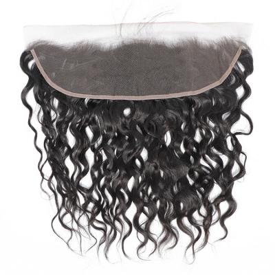 China Silky Straight Wave Ear To The Hd Sheer Lace Headband Ear Skin Thin Invisible Swiss Lace Frontal Film With Pre Plucked Hairline for sale