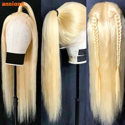 China Silky Straight Glueless 613 HD Wave Full Lace Wig,Hair Wigs Blonde 613 Lace Front,Wholesale Blonde 613 Lace Front Wigs Platinum Hair for sale