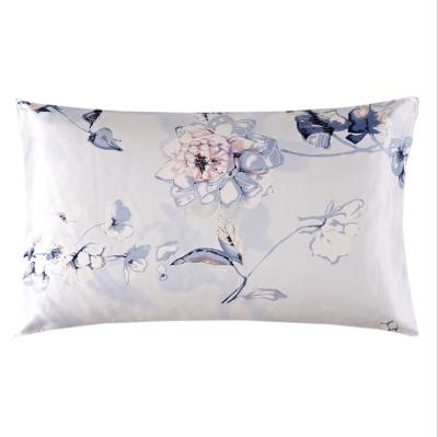 China Soft Custom Silk Packing Pillowcase Box Printing Satin Reversible Pillowcases for sale