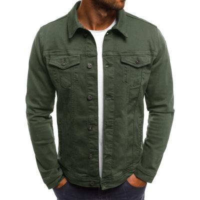 China 2021 Fall QUICK DRY Clothing For Men Fashion Casual Workwear Men's Fashion Chore Work Wear Patch Pocket Green Canvas Jacket for sale