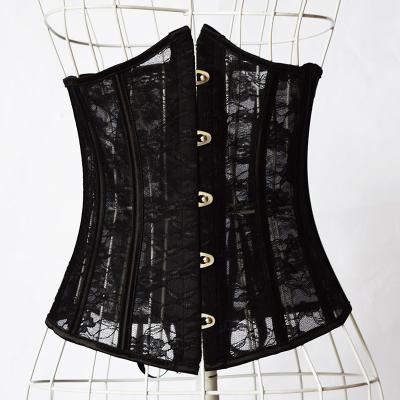 China Antibacterial Fashionable Vintage Belt Collar Waistband Corset 9 Simple Seamless Backless Short Corset Steel Bone Steel Corset for sale