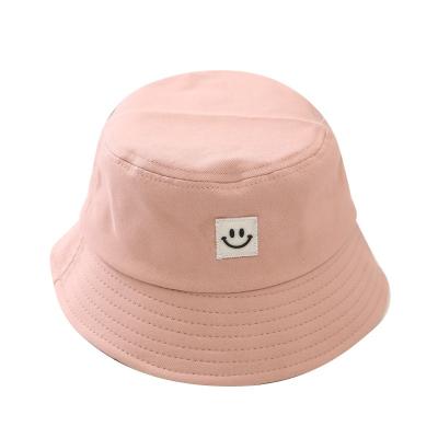 China Summer Men's Unisex Bob Cap Hip Hop Gorro Fashion Face Bucket Hat Double Sided Smile Hat Character SMILE Bucket Hat for sale