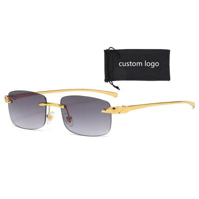 China Sports Sunglasses Shape To Eyewear Mens Frameless Sunglasses Sunglasses Square Custom for sale