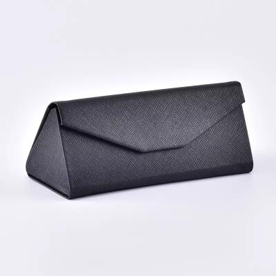 China Fahion Logo Eye Glass Case Quality Triangle Glass Cases Custom Handmade Custom High End Sunglasses Case for sale