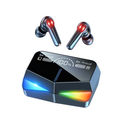 China Hot Selling Viable LED Display Gaming Earphone M28 Wireless Gamers Earphone TWS Earbuds Phone Accessories for sale