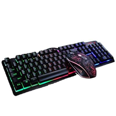 China Bestselling Anti-Ghosting Keyboard and Mouse Cable Gamer for Laptop and Desktop Computer with Colorful LED Gaming Keyboard Combos Mouse for sale