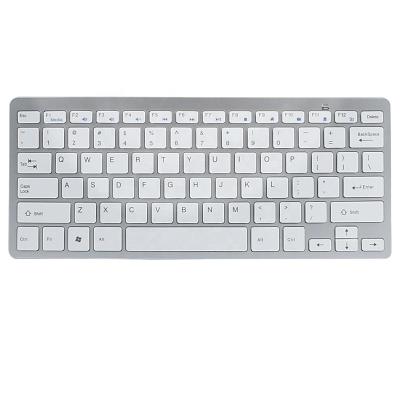 China Hot Selling Flat Key 2.4G Mini Computer Ergonomic Wireless Desktop Anti-ghosting Keyboard for sale