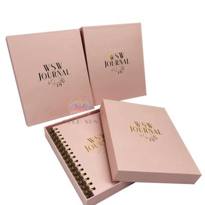 China paper & Wholesale Custom Personalized Daily Printing Book A5 A4 A5 Hardboard Spiral Notebook for sale