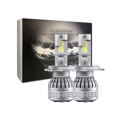 China LED Canbus super bright Q7 90w 24000lm car led headlight bulb 9003 HB2 H4 bulb car parts led headlight h4 for sale