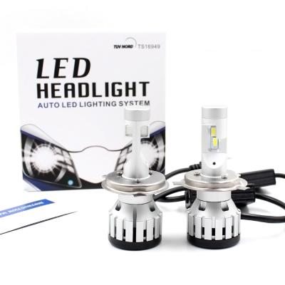 China JG High Brightness Q3 72w 12000lm LED Passthrough EMCled Headlight H4 H7 H11 9005 Canbus Led H7 Universal for sale